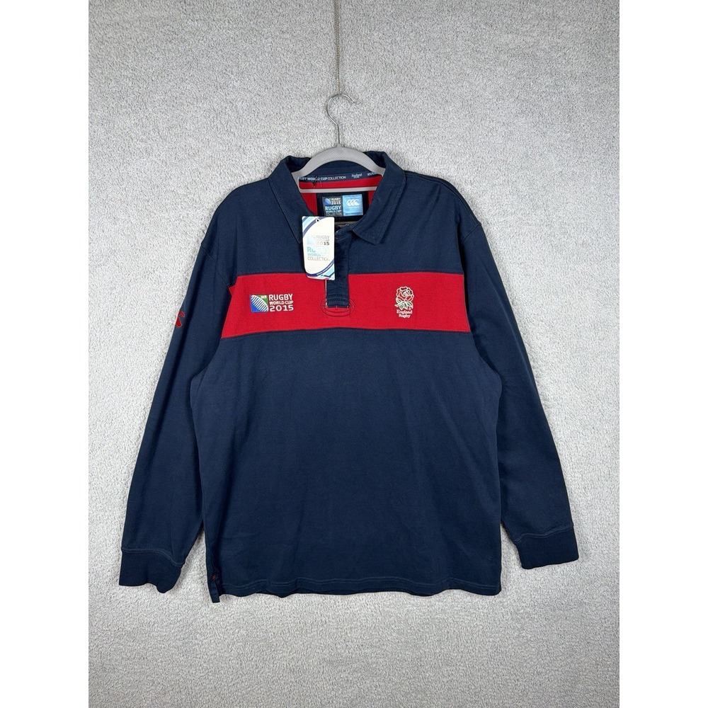 Canterbury Rugby World Cup Collection England 2015 Mens Rugby Shirt Jersey 2XL
